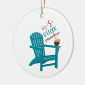 5時だ セラミックオーナメント (左)