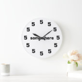 5時どこかで ラージ壁時計 (ホーム)