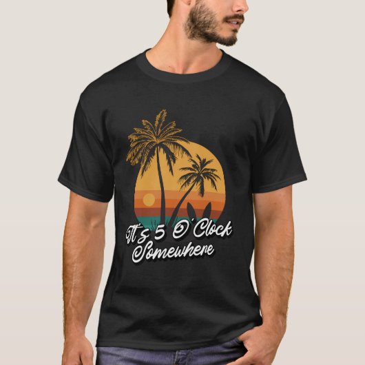 5時どこかで Tシャツ (正面)