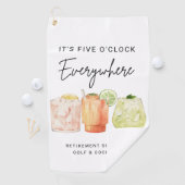 5時どこでもリタイアメントパーティー ゴルフタオル (インサイチュ)