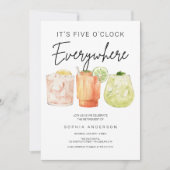 5時どこでもリタイアメントパーティー 招待状 (正面)