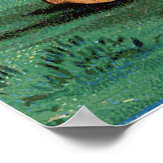 5時のお茶 ポスター (角)