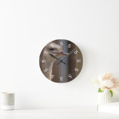 5時ダチョウの壁時計 ラウンド壁時計 (ホーム)