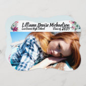 5時間365日のシニア発表熱帯の花Blue O 案内状 (正面/裏面)