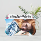 5時間365日のシニア発表熱帯の花Blue O 案内状 (スタンド正面)