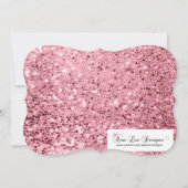 5時間365日のシニア・アナウンスメントバラ金ゴールドグリッター 案内状 (裏面)