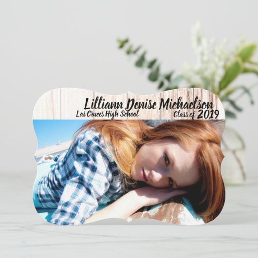 5時間365日のシニア・アナウンテントブーツ国の田舎風のポリエステル 案内状 (スタンド正面)