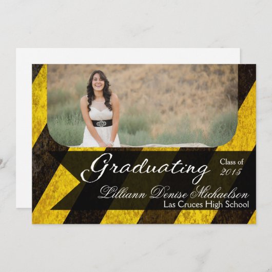 5時間365日のバイオハザード犯罪シーンタップの上級発表 案内状 (正面/裏面)