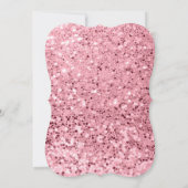 5時間365日のバラ金ゴールドグリッター結婚式招待状 招待状 (裏面)