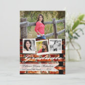 5時間365日のブリック・ウォールグランジ・建物に関する上級者向け発表 案内状 (スタンド正面)