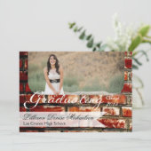 5時間365日のブリック・ウォールグランジ・建物に関する上級者向け発表 案内状 (スタンド正面)