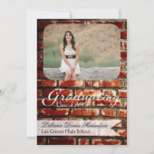 5時間365日のブリック・ウォールグランジ・建物に関する上級者向け発表 案内状 (正面)