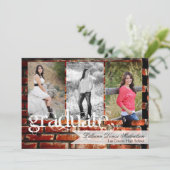 5時間365日のブリック・ウォールグランジ・建物に関する上級者向け発表 案内状 (スタンド正面)