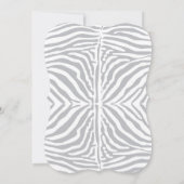 5時間365日のベビーシャワー招待状 招待状 (裏面)