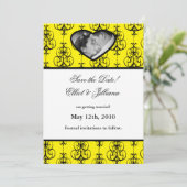 5時間365日の写真の保存婚約発表 招待状 (スタンド正面)