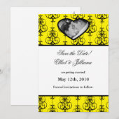 5時間365日の写真の保存婚約発表 招待状 (正面/裏面)