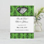 5時間365日の写真の保存婚約発表 招待状 (スタンド正面)