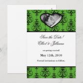 5時間365日の写真の保存婚約発表 招待状 (正面/裏面)