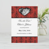 5時間365日の写真の保存婚約発表 招待状 (スタンド正面)