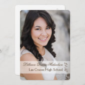 5時間365日の写真エレガントポートレートの上級者向け発表 案内状 (正面/裏面)