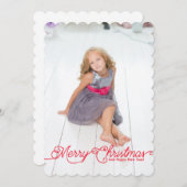 5時間365日の写真クリスマスカードを作成 シーズンカード (正面/裏面)