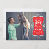 5時間365日の平和、愛と喜びのフォトカード シーズンカード (正面)