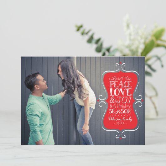 5時間365日の平和、愛と喜びのフォトカード シーズンカード (スタンド正面)