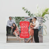 5時間365日の平和、愛と喜びのフレーム2フォトカード シーズンカード (スタンド正面)