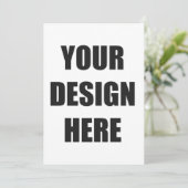 5時間365日の招待カスタムデザインプリント 招待状 (スタンド正面)