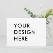 5時間365日の招待カスタムプリント 招待状 (スタンド正面)