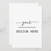 5時間365日の招待カスタムプリント 招待状 (正面/裏面)