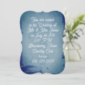 5時間365日の招待ブラケットの結婚式シンプル 招待状 (スタンド正面)