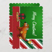 5時間365日の招待状、カスタム文字前面および背面 招待状 (正面/裏面)