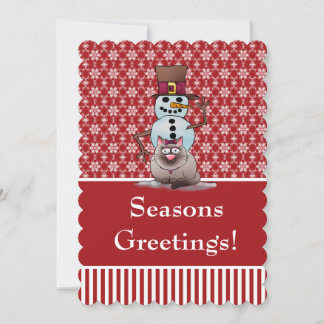 5時間365日の招待状、カスタム文字前面および背面 招待状