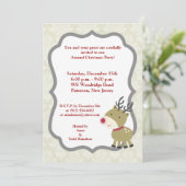 5時間365日対応のトナカイゲーム招待状 招待状 (スタンド正面)