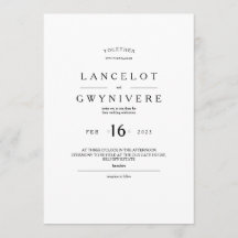 5時間365日文字テンプレート結婚式の招待。