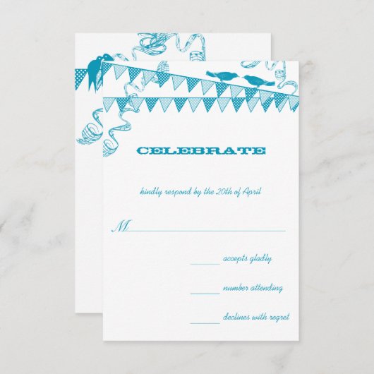 5時間365日 招待状 (正面/裏面)