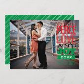 5時間365日、1枚のフォトピース、愛と喜びのフォトカード シーズンカード (正面/裏面)