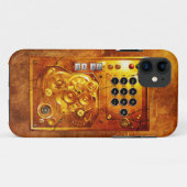 5時12分前のスチームパンク時計 グランジ Case-Mate iPhoneケース (裏面(横))