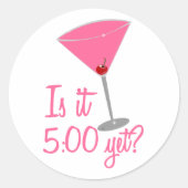 5時 ラウンドシール (正面)