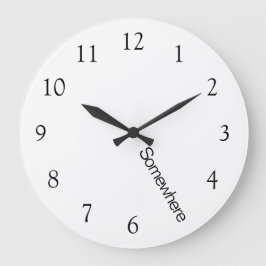 『5時』 ラージ壁時計