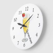 5時/5時/ミモサ ラージ壁時計 (傾斜)