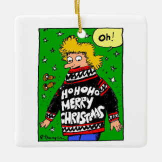 5月あなたのクリスマスのセーターはすべて暖かく及び醜いです セラミックオーナメント