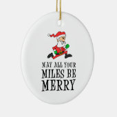 5月あなたのマイルはすべてメリーなサンタです セラミックオーナメント (右)