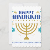 5月このシーズンはラブハヌカーの招待客で満たされる 招待状 (裏面)