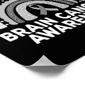 5月にレインボーWe衣服灰色の脳がん認識度 ポスター (角)