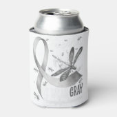 5月に我々は灰色の脳がん衣服を認識度 缶クーラー (缶正面)