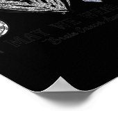 5月に我々は衣服灰色の脳がん認識度月 ポスター (角)