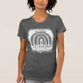 5月に我々は衣服灰色の脳がん認識度 Tシャツ (正面)