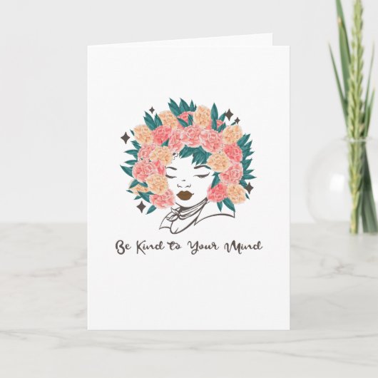 5月に衣服グリーンメンタルヘルス認識度 カード (正面)